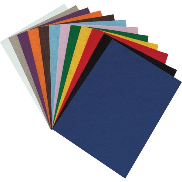 Creativity Street Sheet, Felt, 9X12, 12Sh, Ast Pk PAC390701